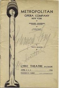 April 1936 Program